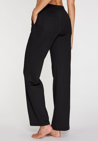 H.I.S Wide Leg Hose in Schwarz