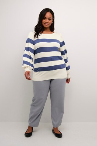 KAFFE CURVE Sweater 'Malia' in Blue