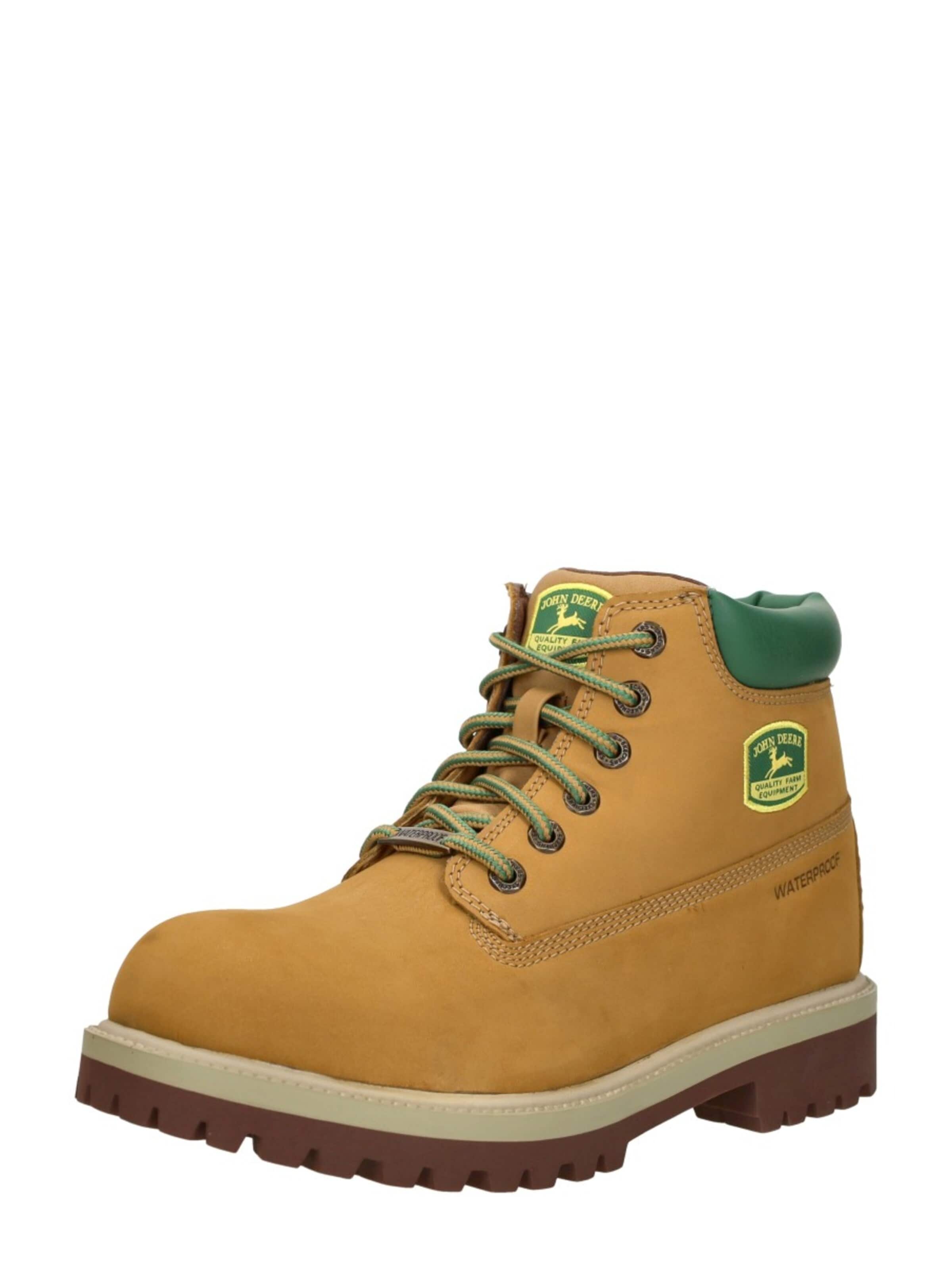 SKECHERS Veterlaarzen 'John Deere: Sergeants - Dozer' in Geel