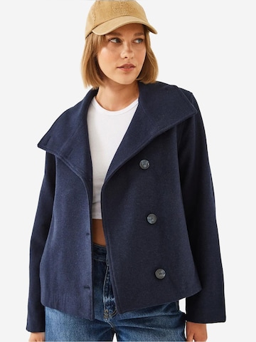 Bianco Lucci Tussenmantel in Blauw: voorkant