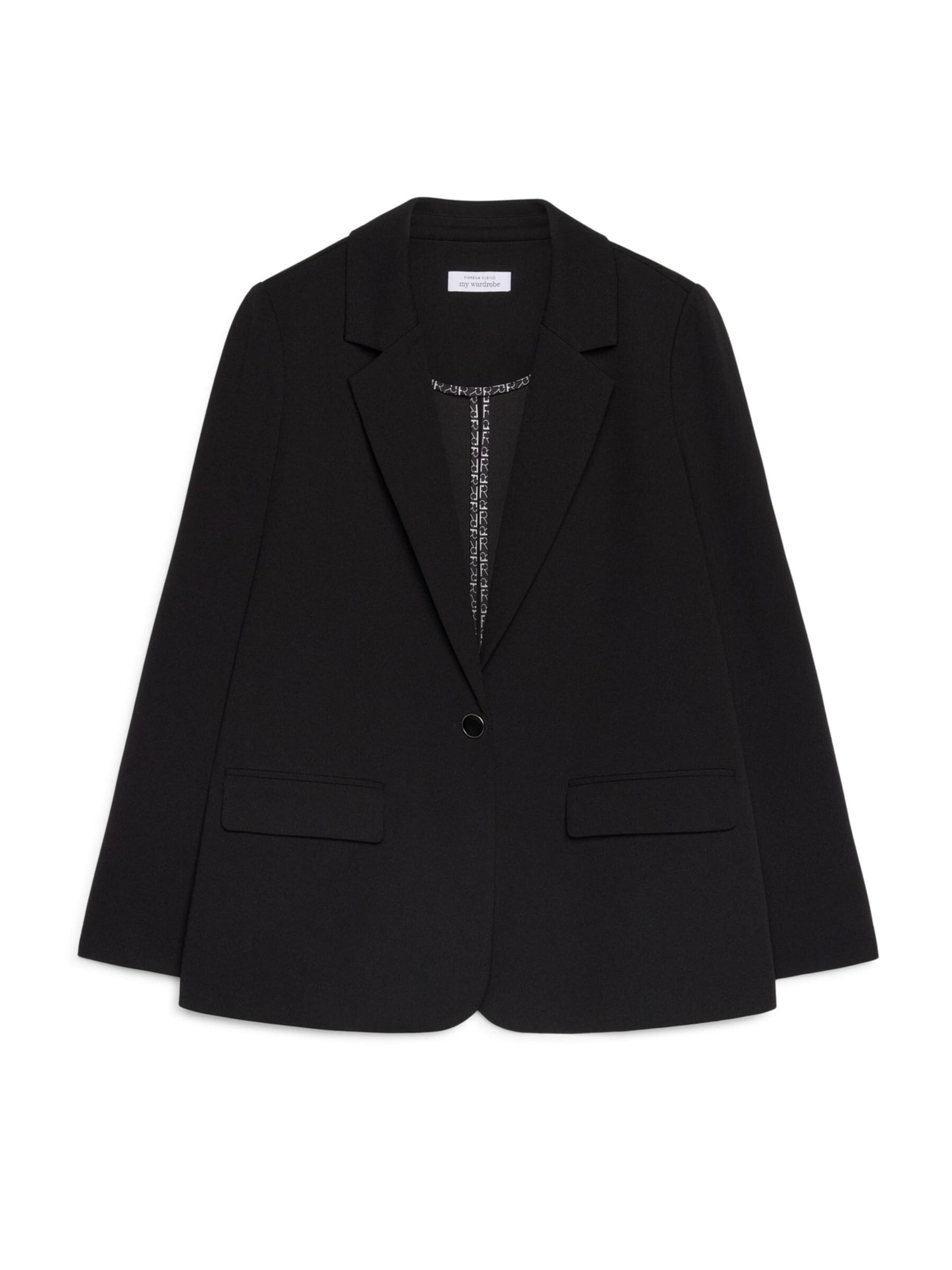 Blazer Fiorella Rubino en noir : devant