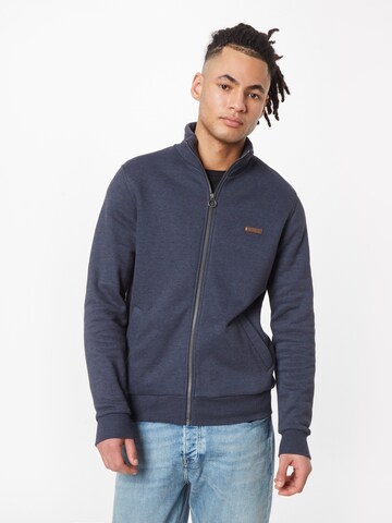 Ragwear Sweat jacket 'TRAYNE' in Blue: front