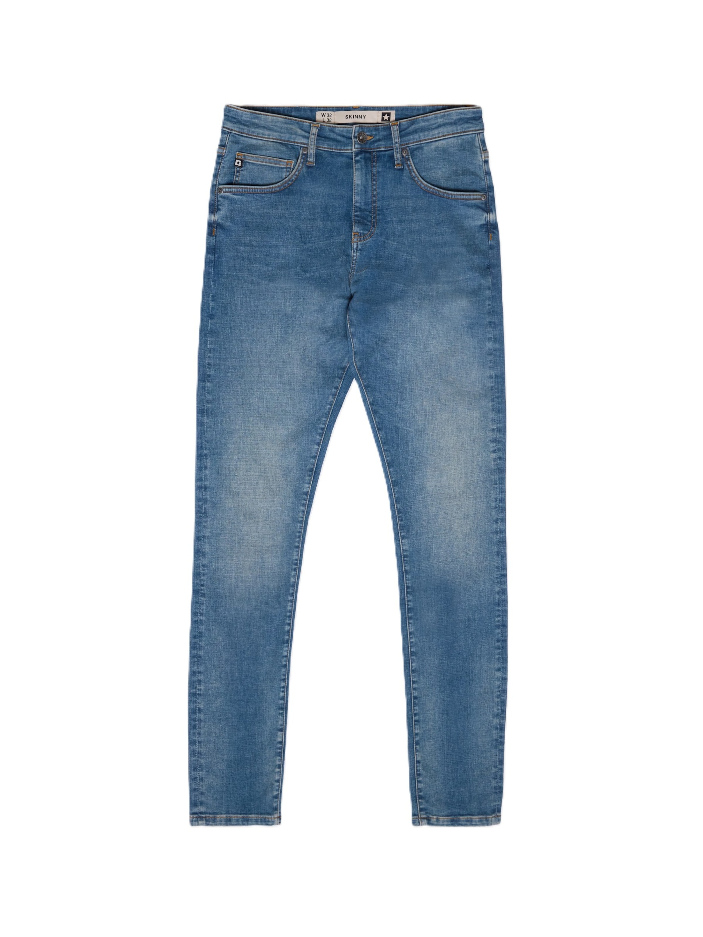 Skinny Jeans 'Deric' di BIG STAR in blu: frontale