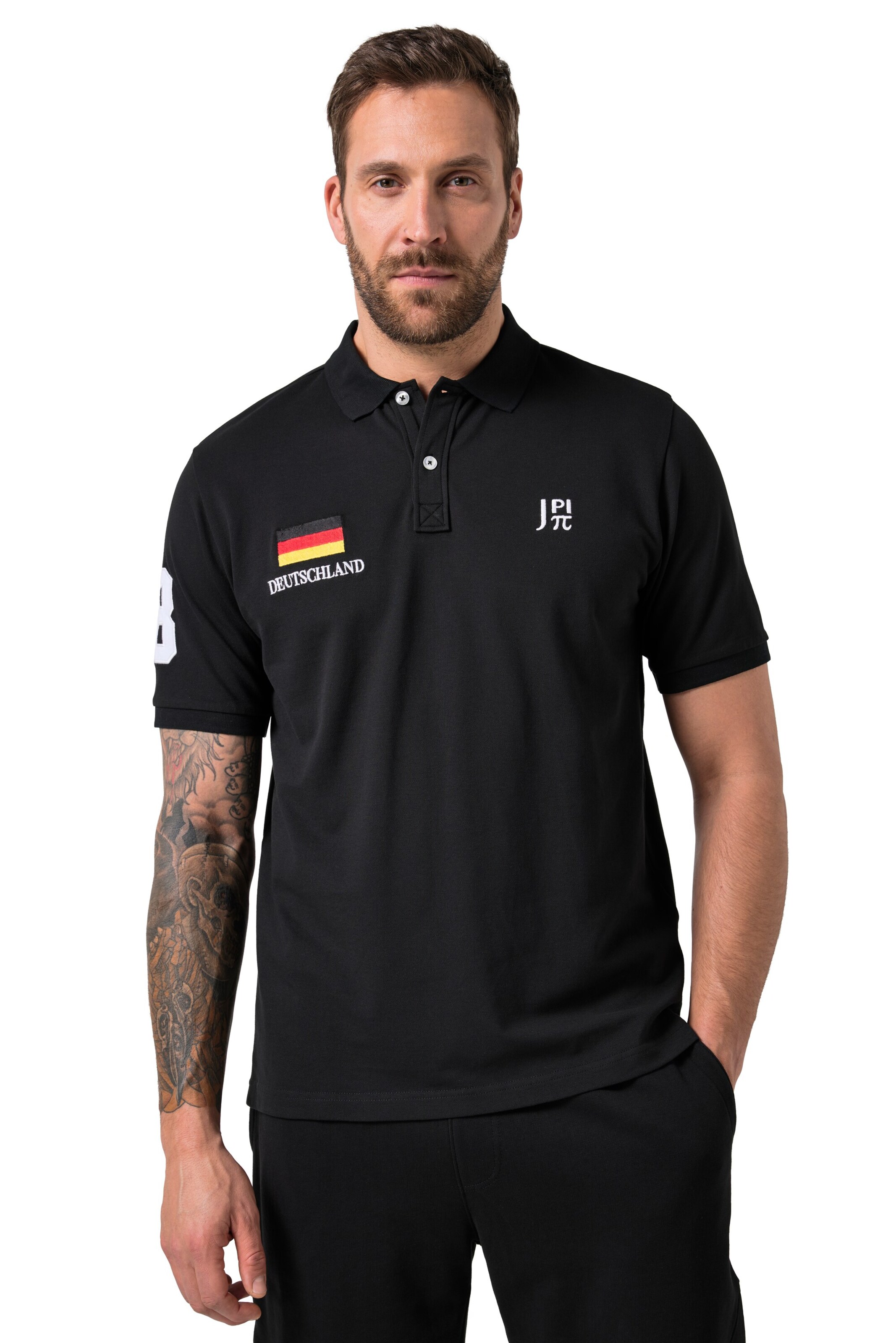 JAY-PI Shirt in Zwart: voorkant