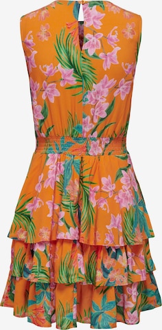 ONLY Summer Dress 'TROPICA' in Orange