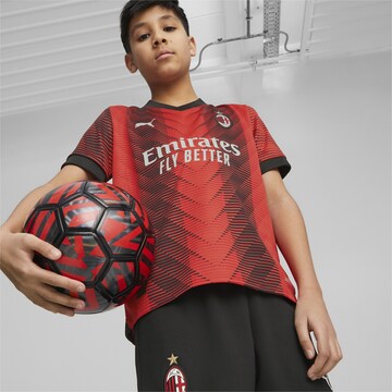 T-Shirt fonctionnel 'A.C. Milan' PUMA en rouge