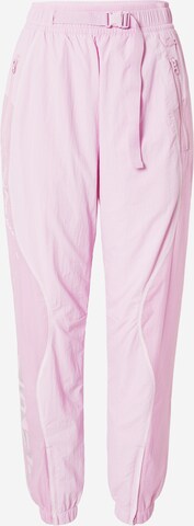 LACOSTE Tapered Trousers in Pink: front