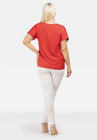 Karko Blouse 'LEONA' in Rood