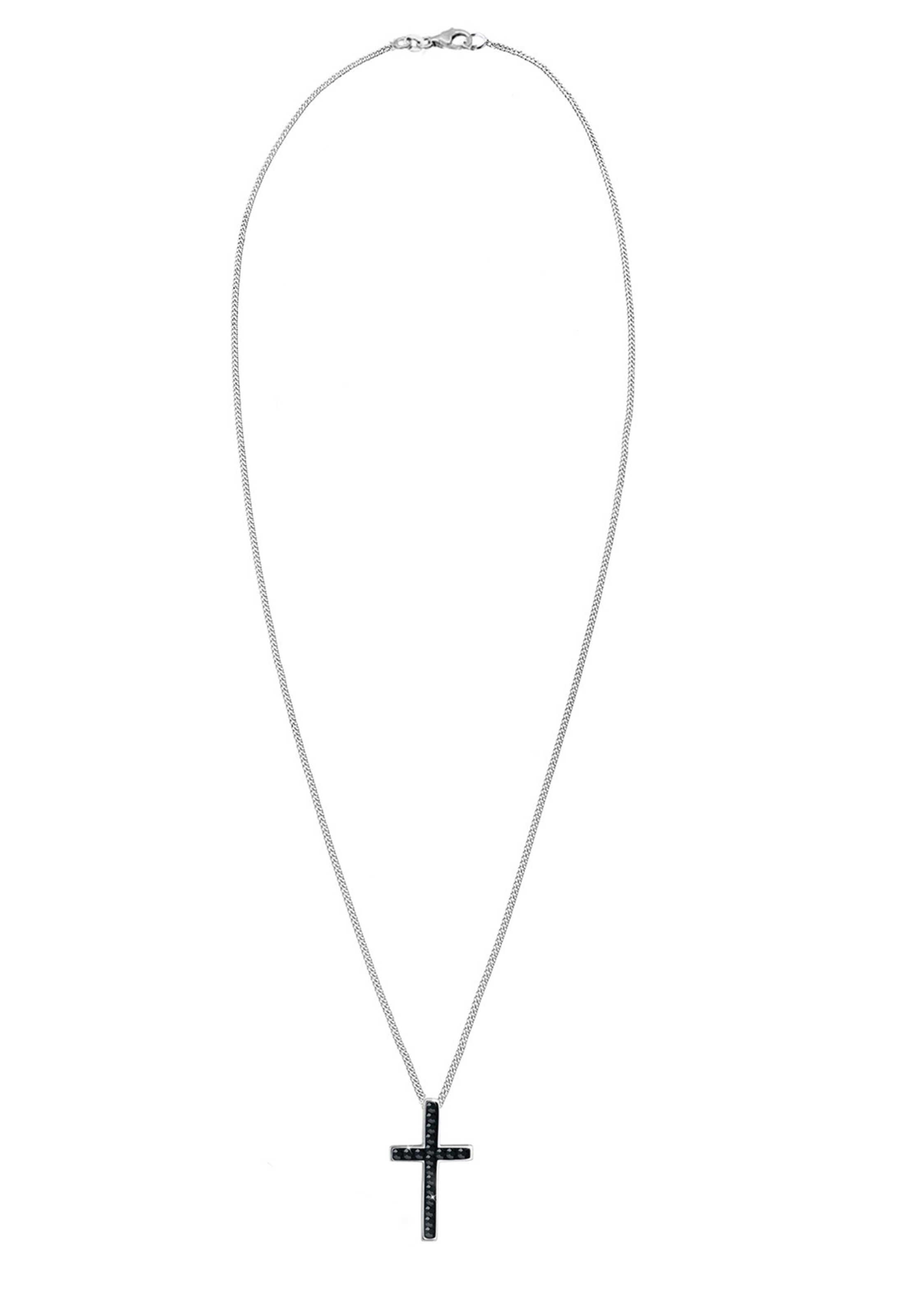 ELLI Necklace 'Kreuz' in Silver: front