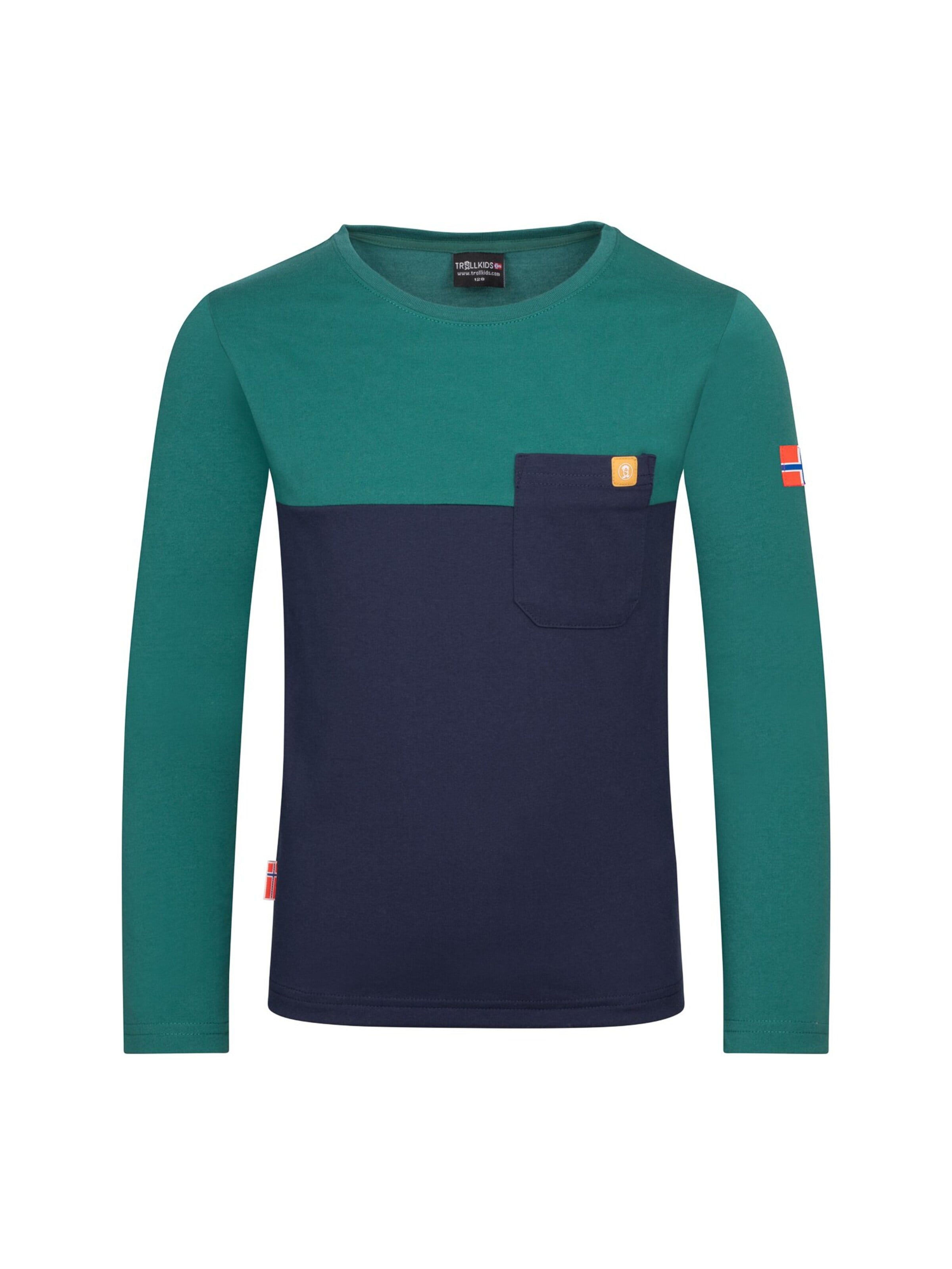 TROLLKIDS Performance Shirt in Green: front