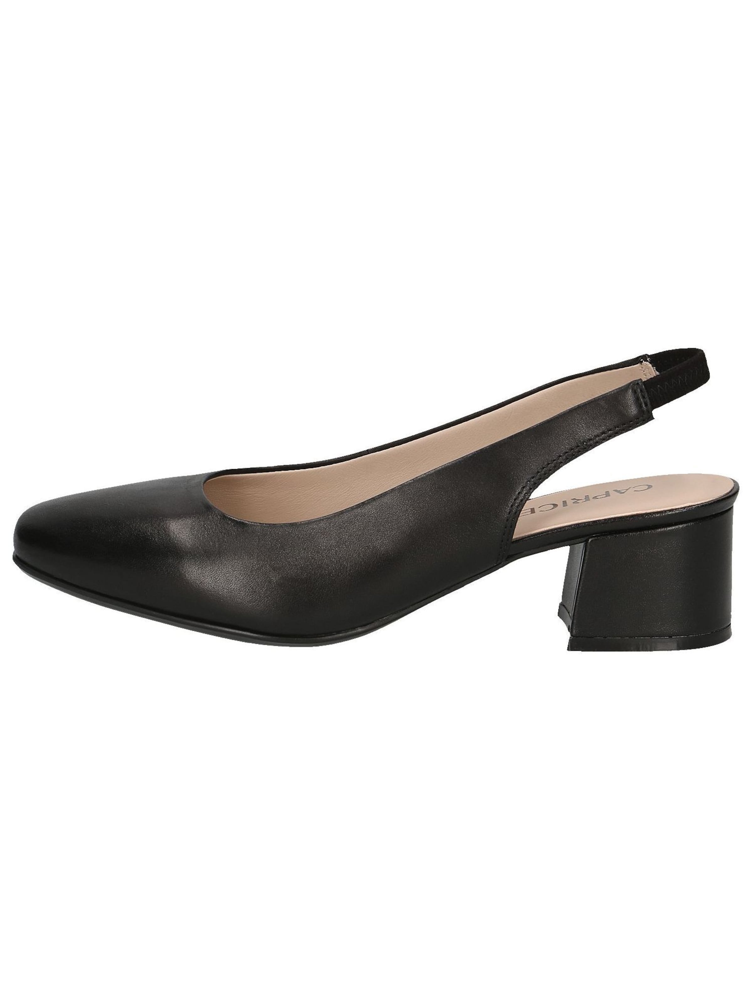 Escarpins à bride arrière CAPRICE en noir