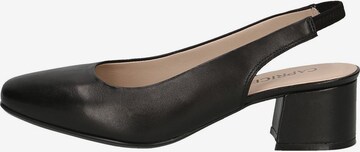 CAPRICE Slingpumps in Schwarz