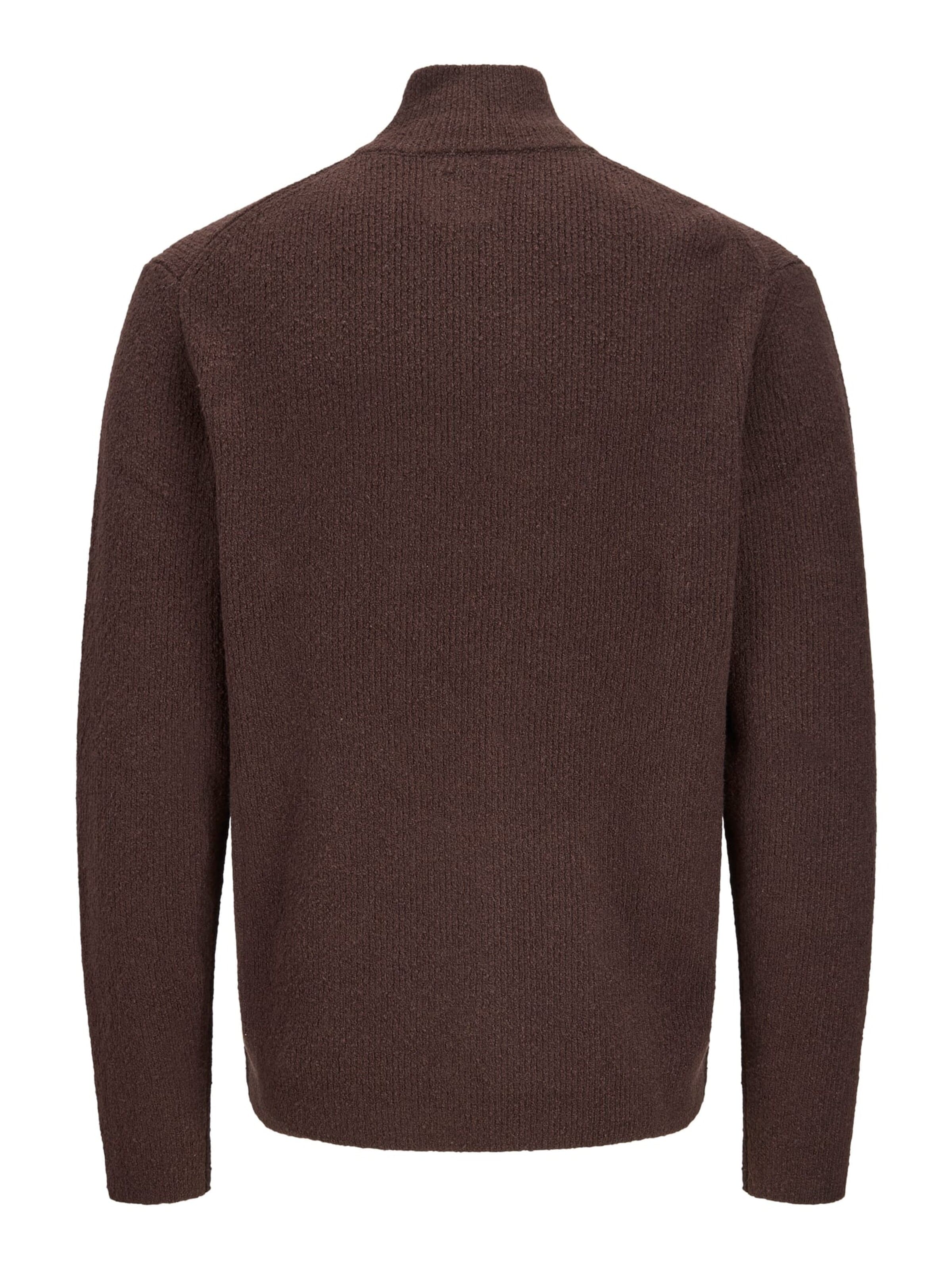 JACK & JONES Sweater 'Wesley' in Brown