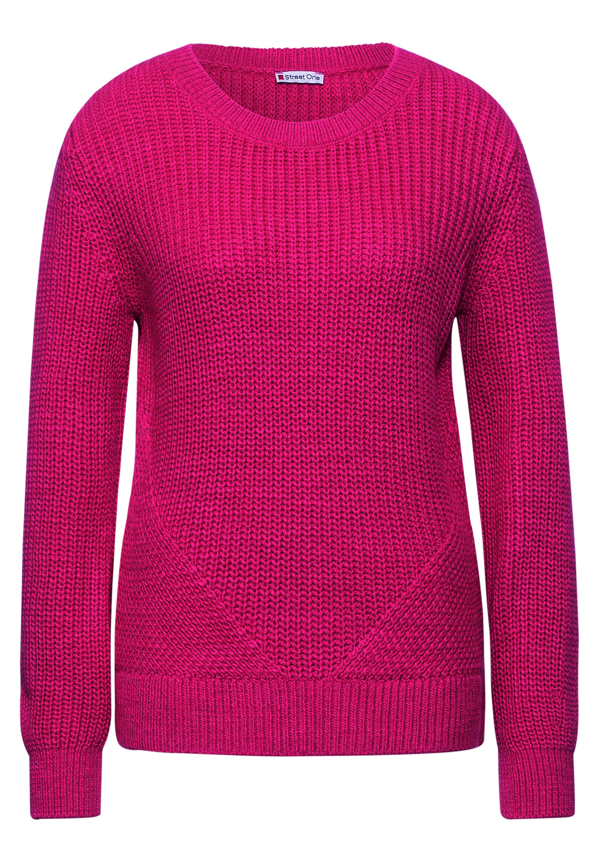 STREET ONE Pullover in Magenta 