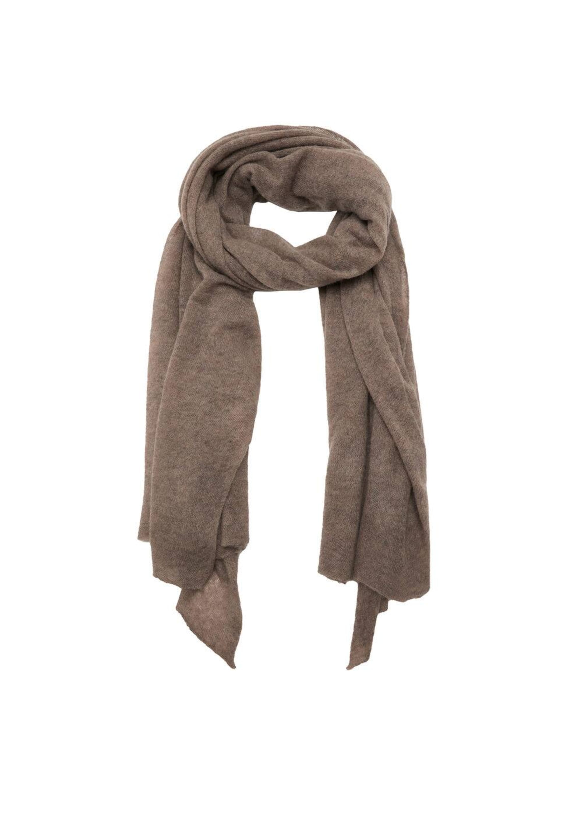 MANGO Scarf 'Suau' in Brown: front