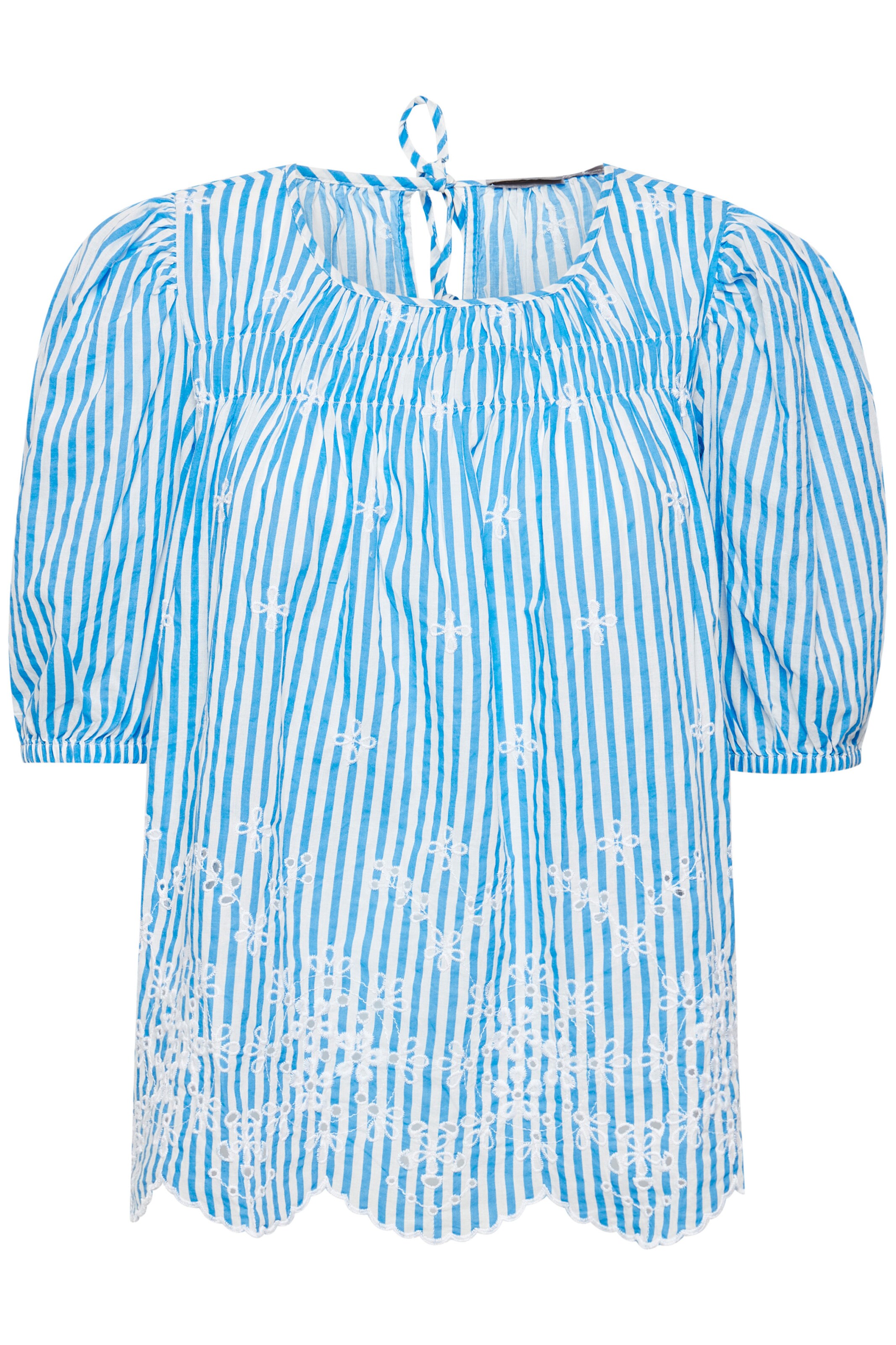 Fransa Bluse 'FRANGI' in Blau: Vorderseite