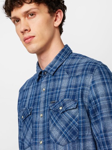 Coupe regular Chemise GARCIA en bleu