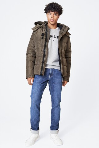 Harlem Soul Winter Jacket 'Sea-Ttle' in Green