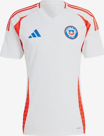 Maillot 'Chile 24 Away' ADIDAS PERFORMANCE en blanc : devant