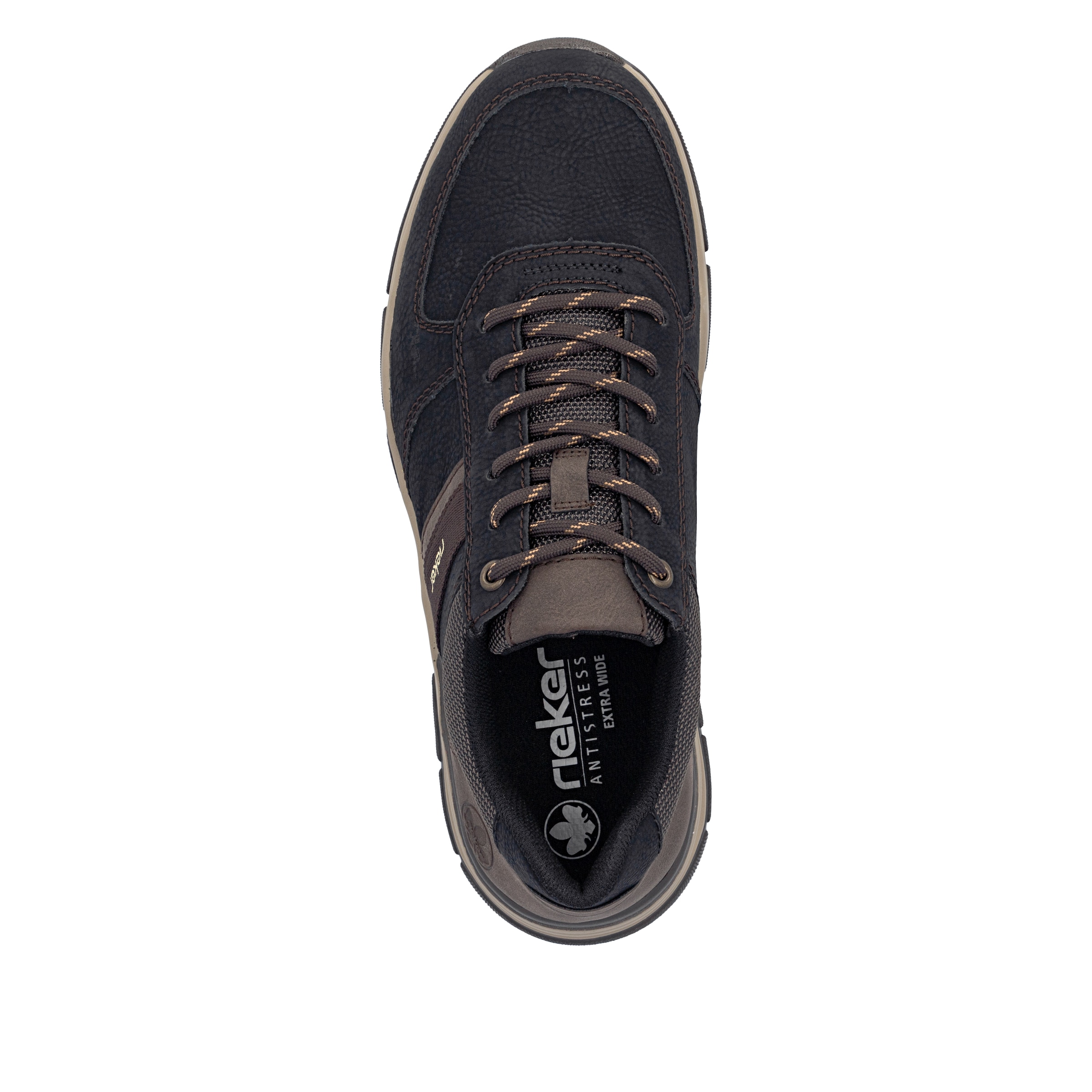 Chaussure de sport à lacets Rieker en noir