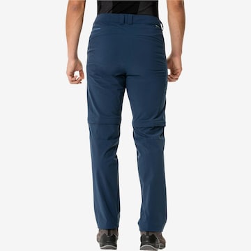 VAUDE Regular Outdoor Pants 'Farley' in Blue