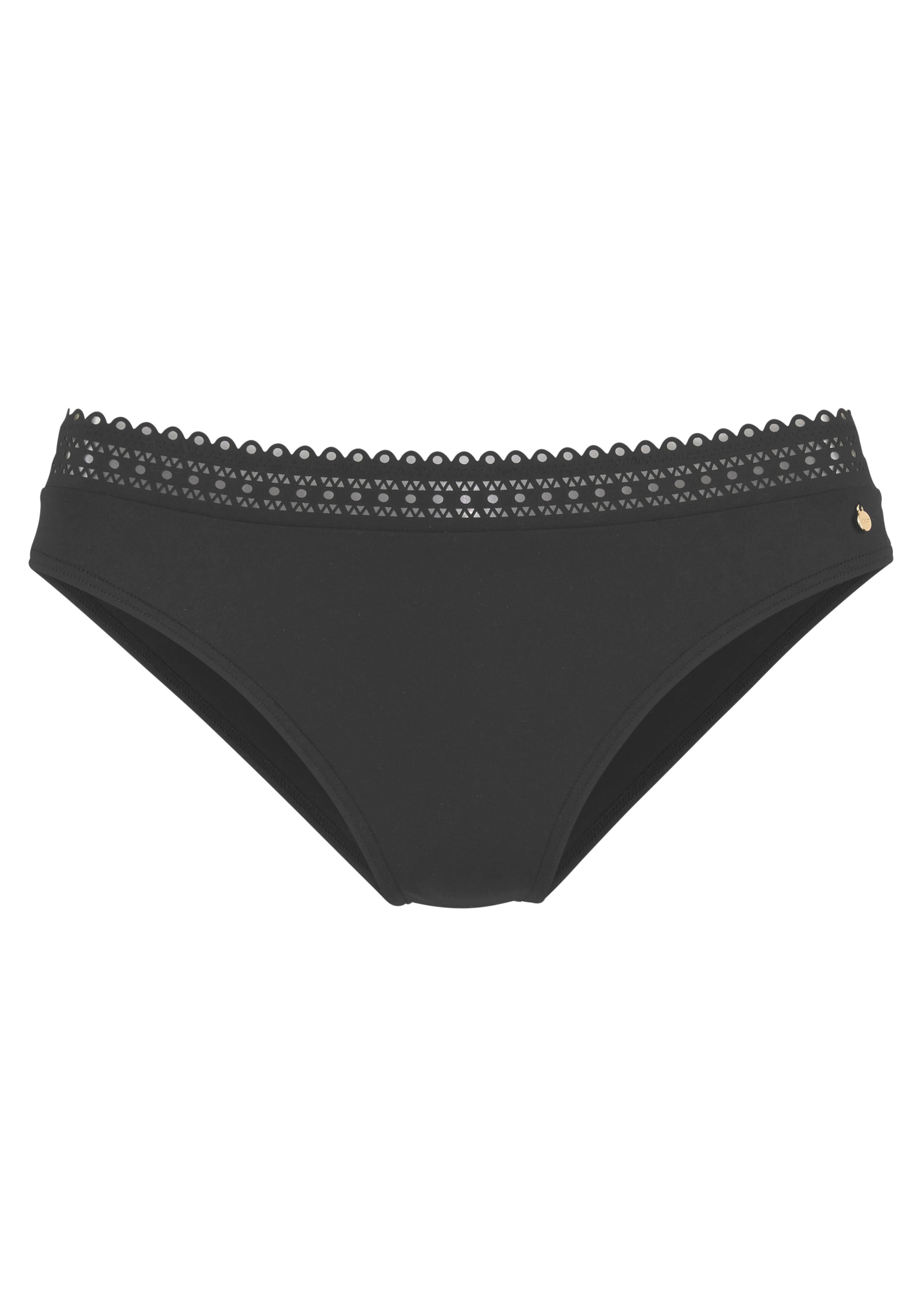 Pantaloncini per bikini di s.Oliver in nero: frontale