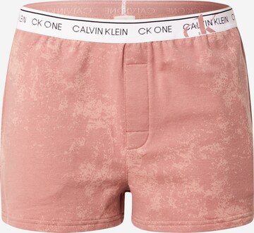 Calvin Klein Underwear Pyjamashorts in Pink: predná strana