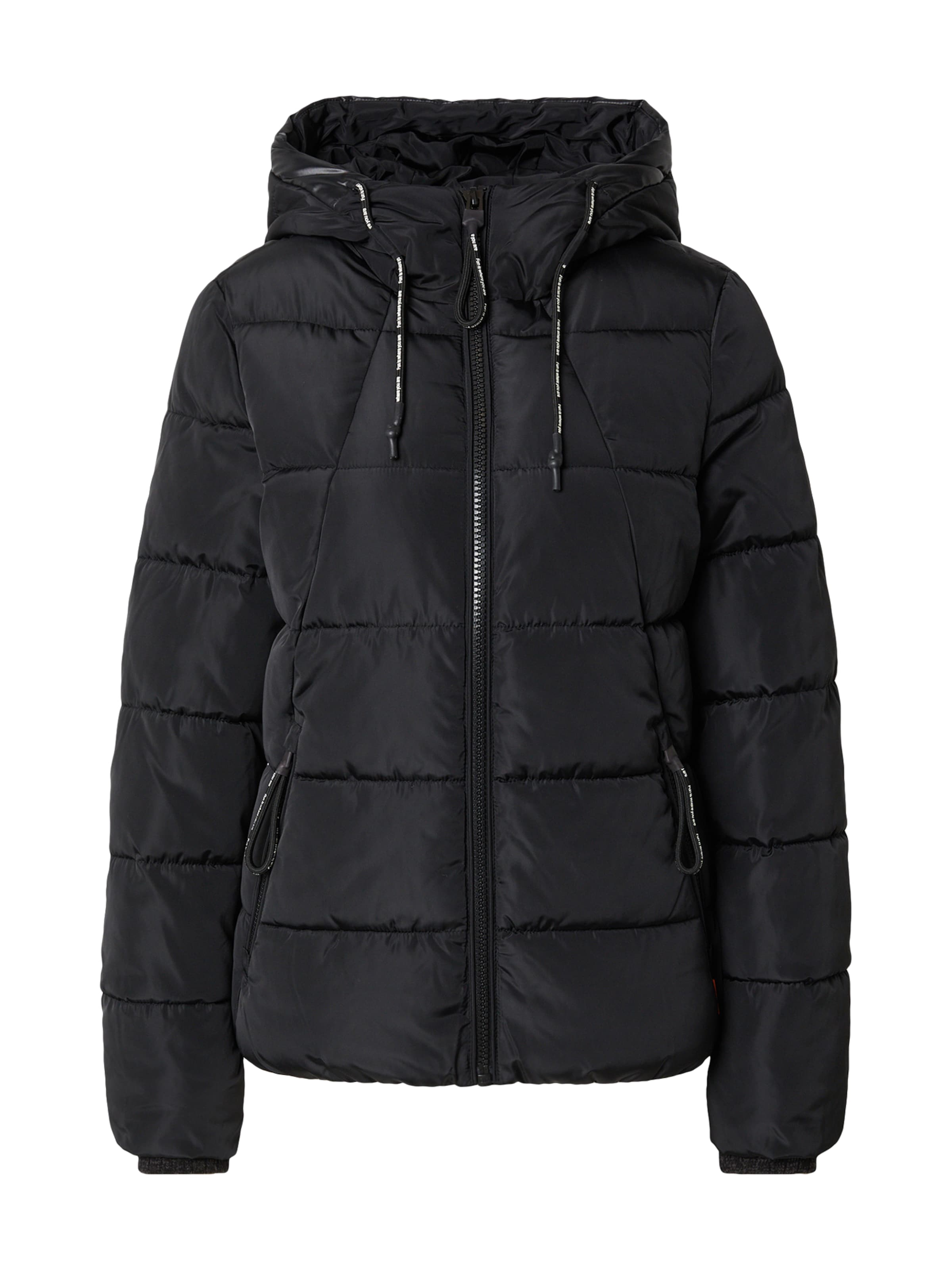 QS Winterjacke in Schwarz: Vorderseite