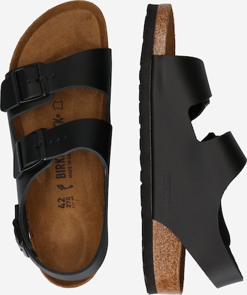 BIRKENSTOCK Sandalen 'Milano' in Zwart