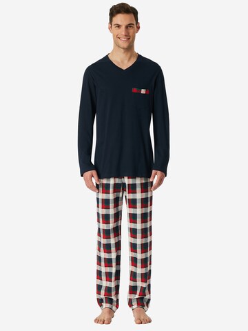 Pyjama long SCHIESSER en rouge : devant