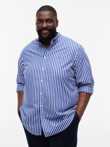 Fit confort Chemise Tommy Hilfiger Big & Tall en bleu : devant