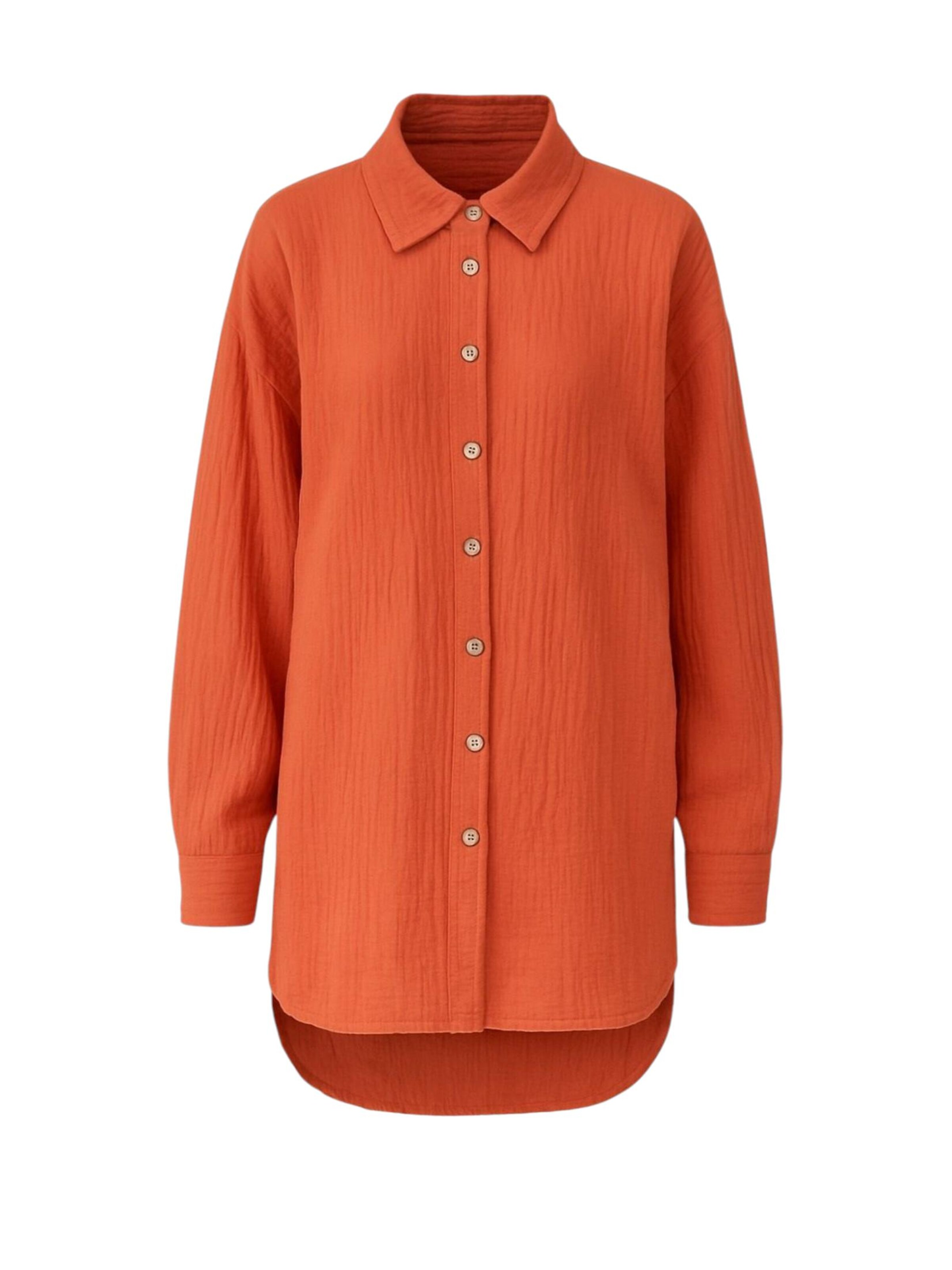 WENOR Oversizeshirt 'LAYNA'‌‌‌‌‌‌‌‌‌‌ in Rot: Vorderseite