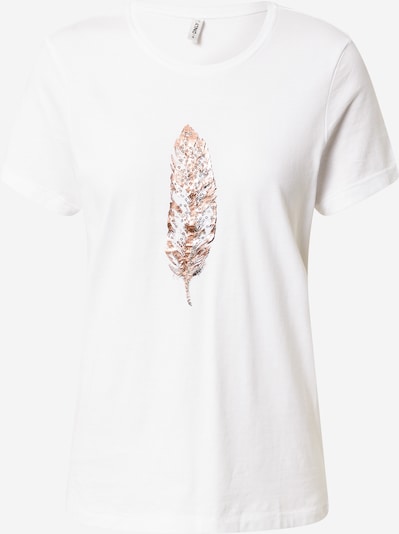 Tricou 'KITA' ONLY pe roz pal / alb, Vizualizare produs