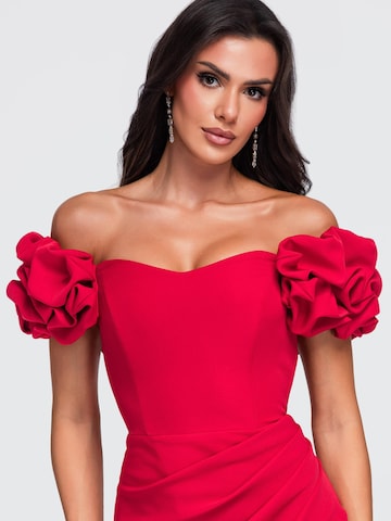 Ombre Evening dress in Red