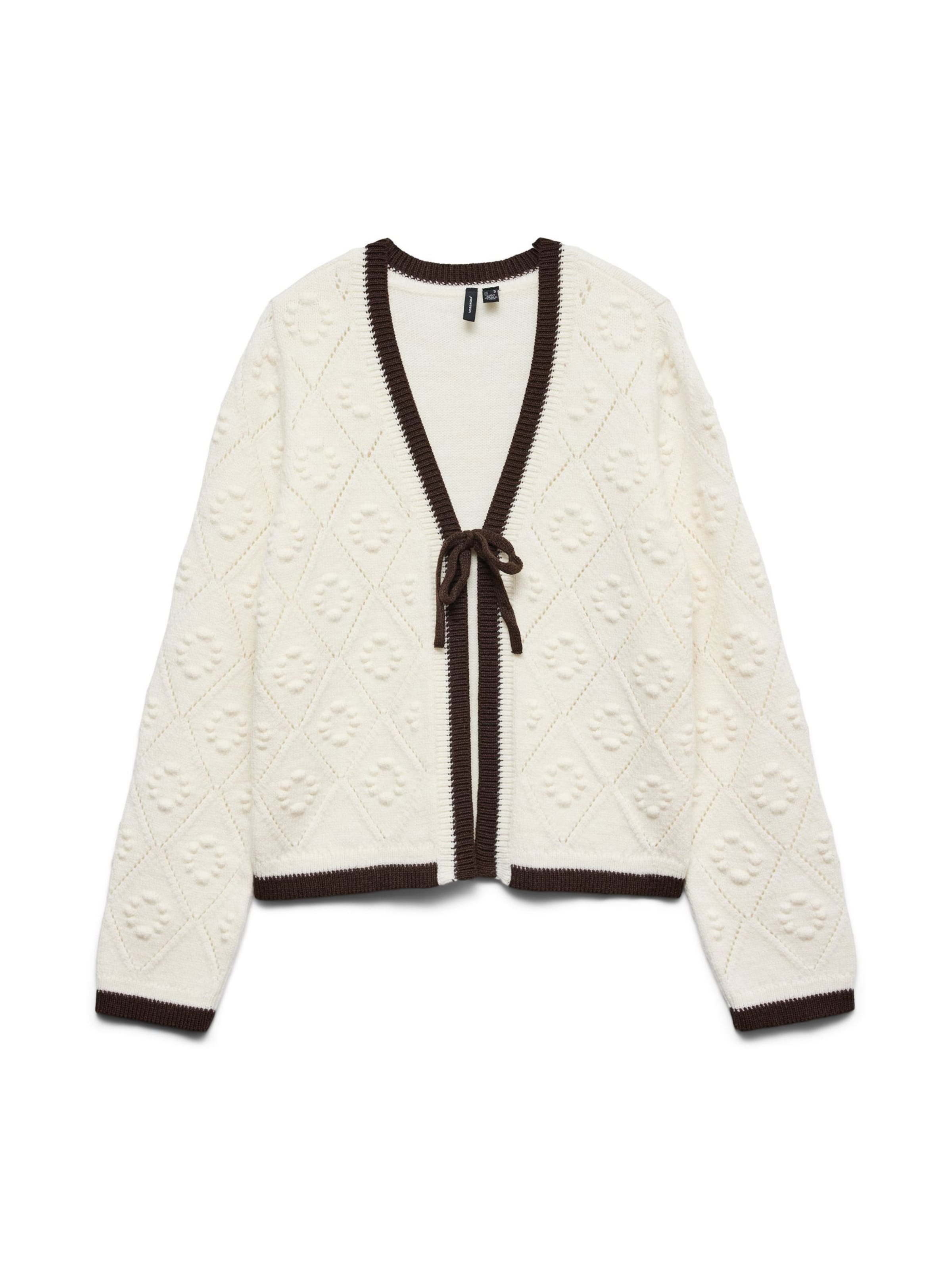 VERO MODA Cardigan 'Becca' i grå: forside