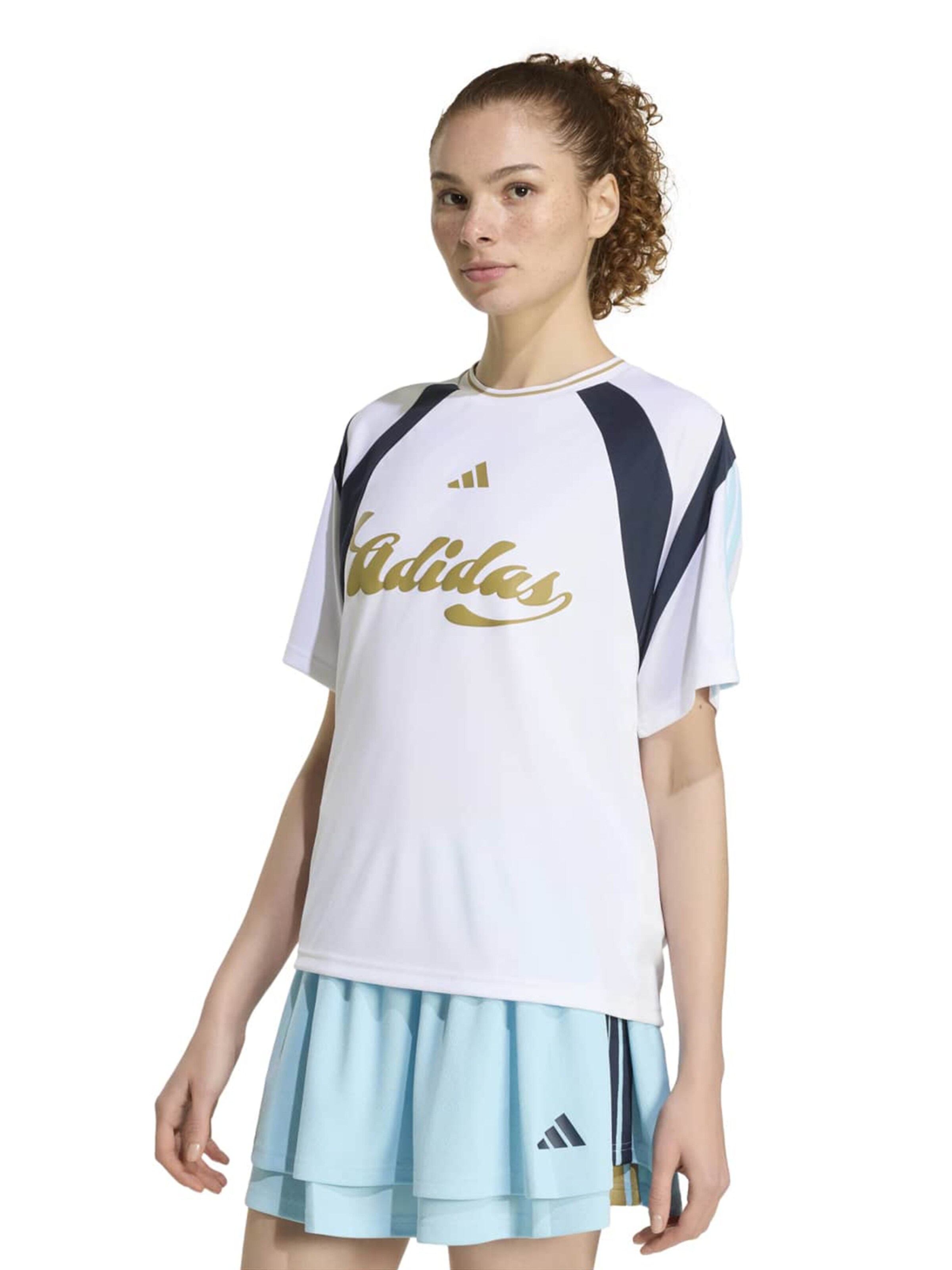 ADIDAS SPORTSWEAR Функциональная футболка 'HER' в Белый: спереди