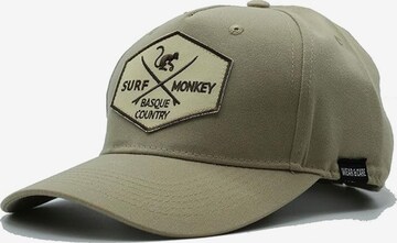 Casquette de sport Surf Monkey en beige : devant
