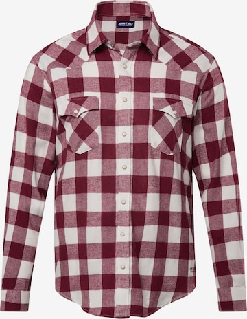 Chemise John F. Gee en rouge : devant