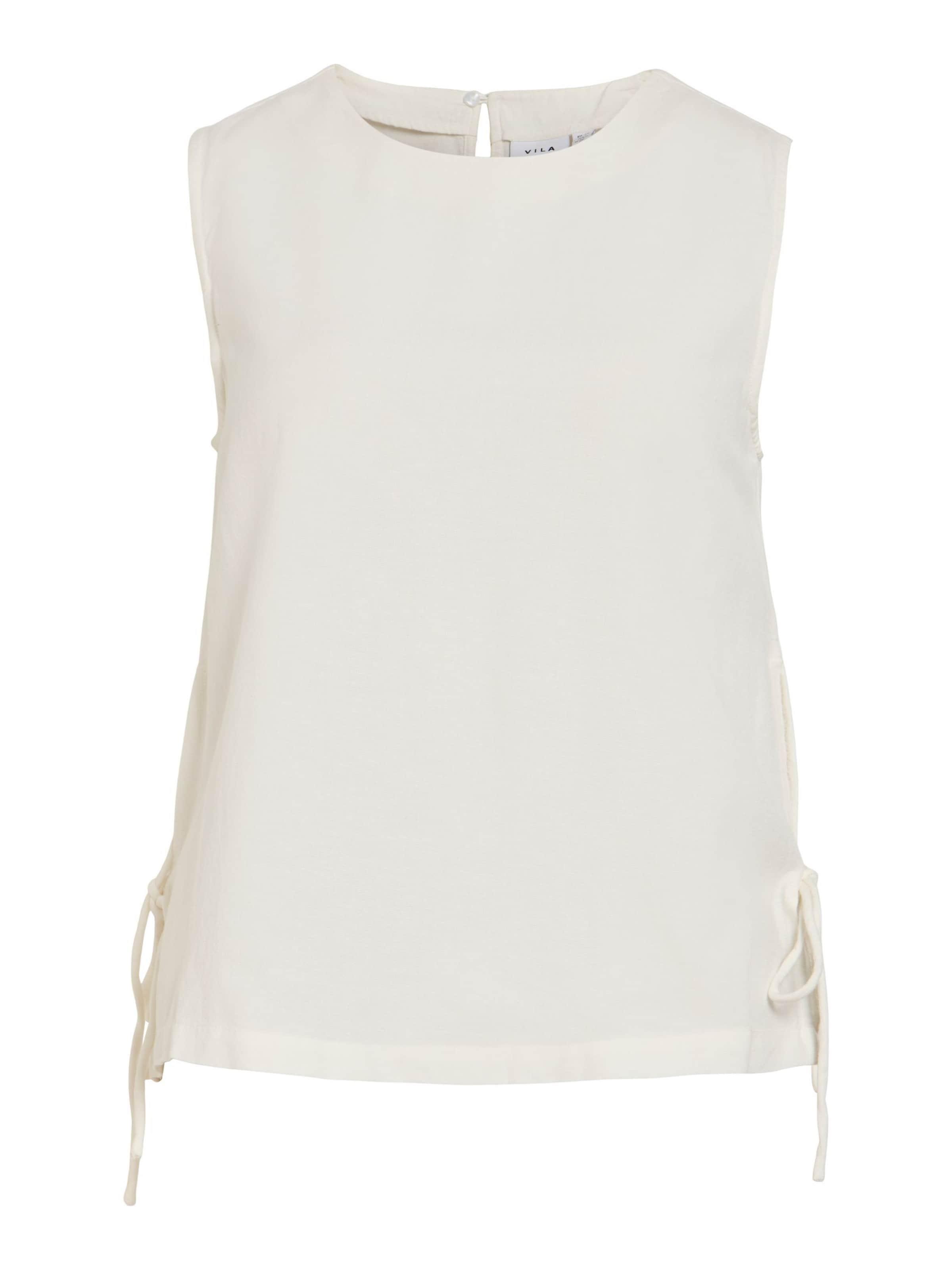 VILA Bluse 'VIPrisilla' in Weiß: Vorderseite
