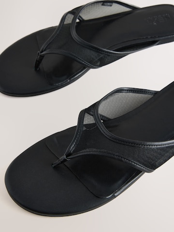 Next Teenslipper 'Forever Comfort' in Zwart