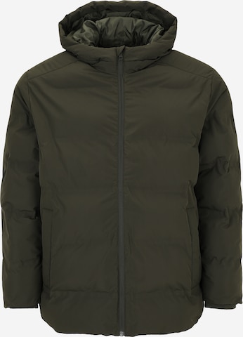JACK & JONES Зимняя куртка 'JJESOHO' в Зеленый: спереди