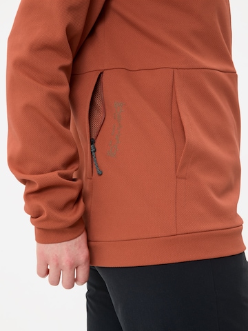 VAUDE Sportief sweatshirt 'W Cyclist All Year SWT' in Bruin
