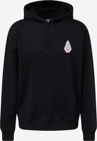 Felpa 'TETSUNORI' di Volcom in nero: frontale