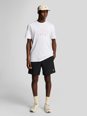 Lyle & Scott Regular Broek in Zwart