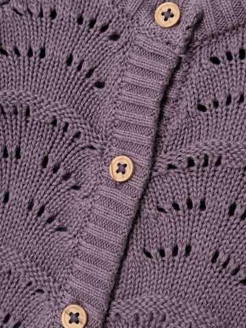 NAME IT Strickjacke 'NESANNE' in Lila