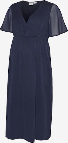 Robe MAMALICIOUS en bleu : devant