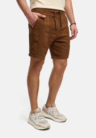 INDICODE JEANS Regular Broek 'INPop' in Bruin