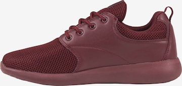Urban Classics Sneakers 'Light Runner' in Red: front