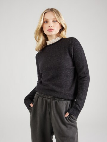 Pullover di QS in nero: frontale