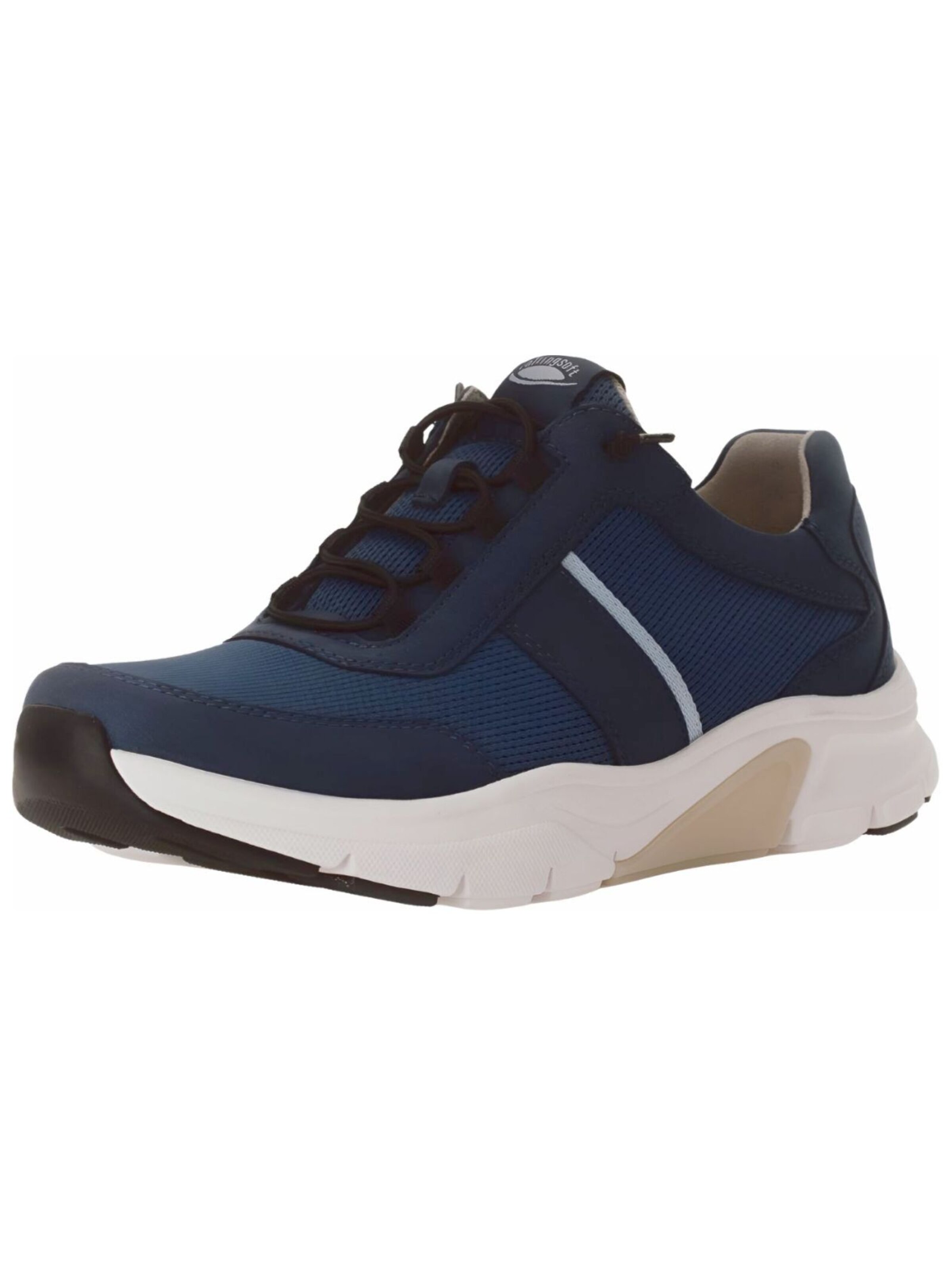 Sneaker bassa di Pius Gabor in blu: frontale